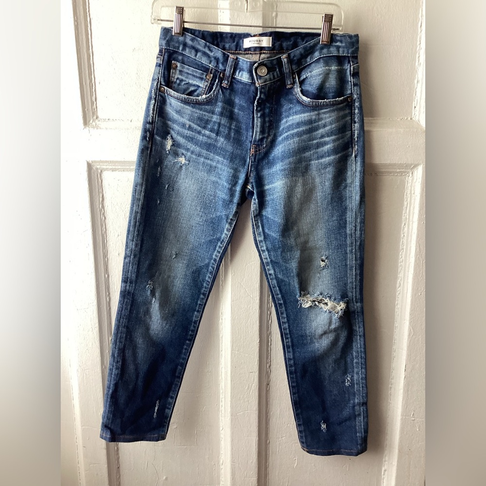 Moussy Ladies Distressed Jeans
